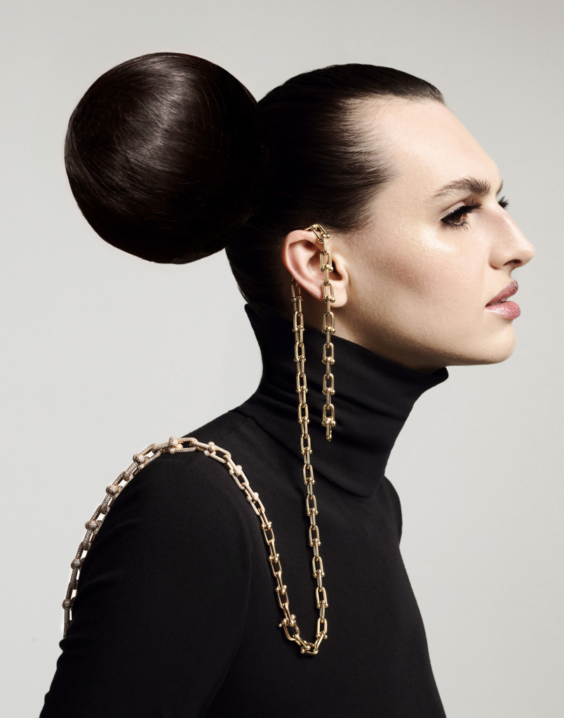 jewellery-photographer-london-bun-profile-earring-benjamin-kaufmann