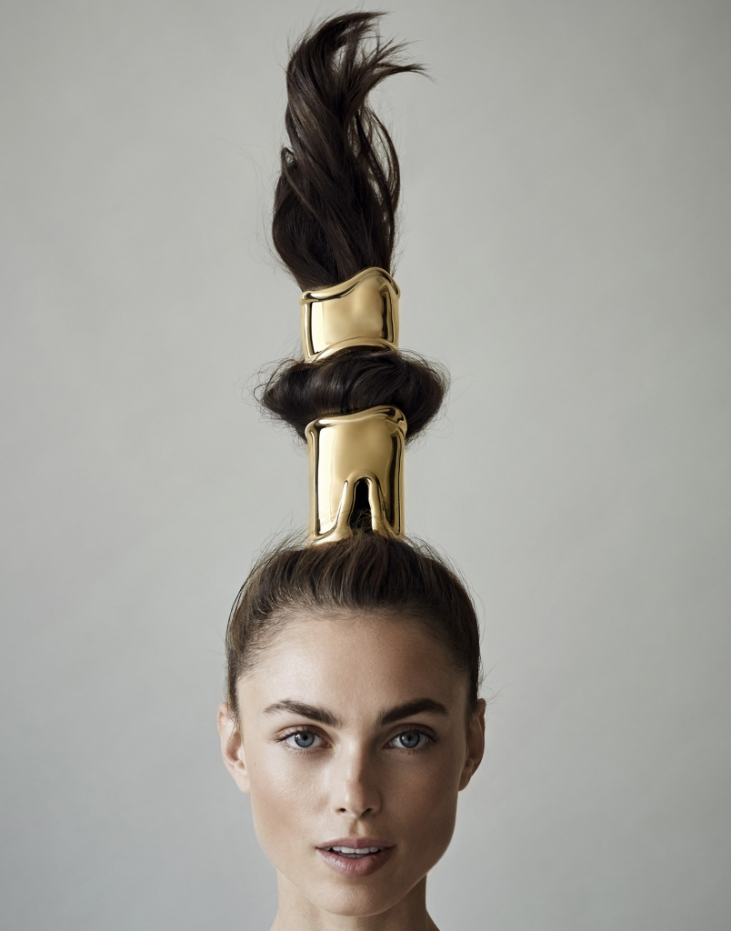 jewellery-photographer-london-gold-headpiece-sculpture-benjamin-kaufmann
